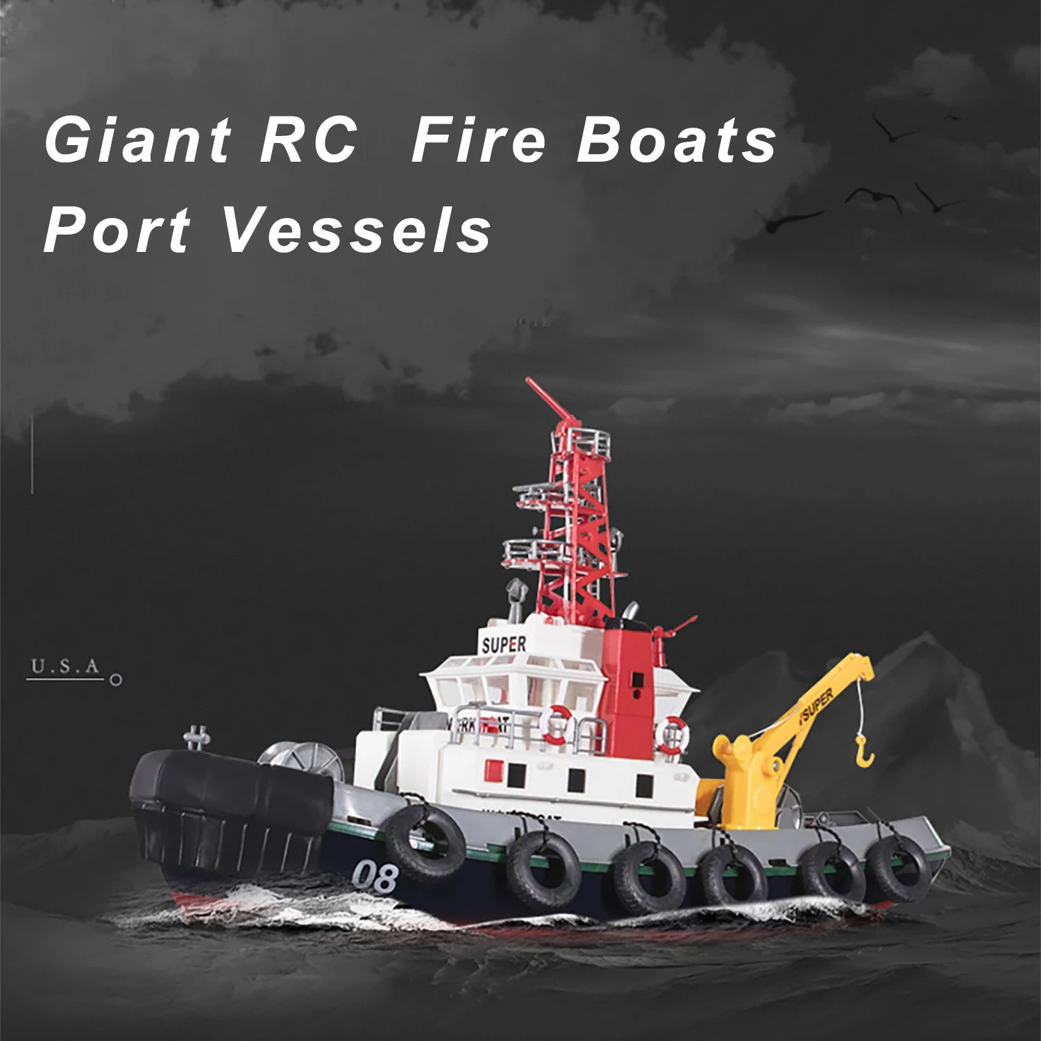 1:275 Scale 31 Inch Large Remote Controlled Warship Battleship Rc Ship On Lakes Pools Rivers Exhibits Models For Kids Boys A