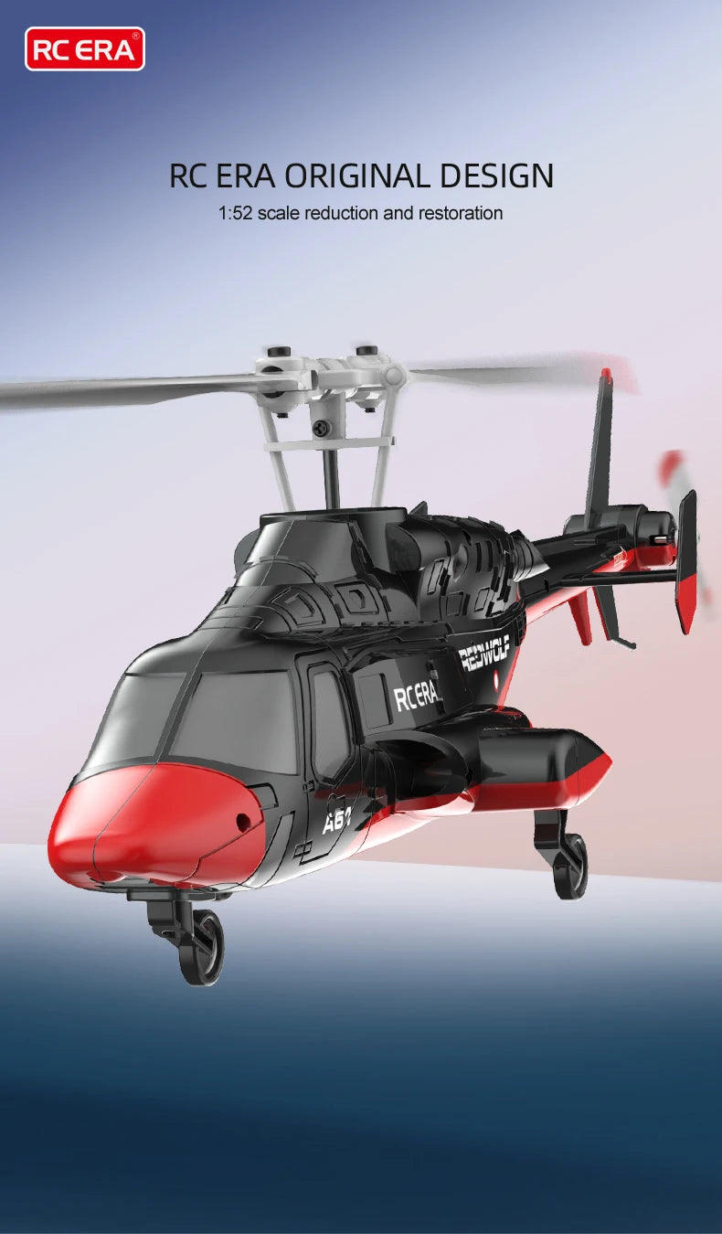 A61 RC Helicopter 2.4G 6-Aixs Gyroscope 4CH Altitude Hold Optical Flow Remote Control Helicopter Toys For Kid Adult