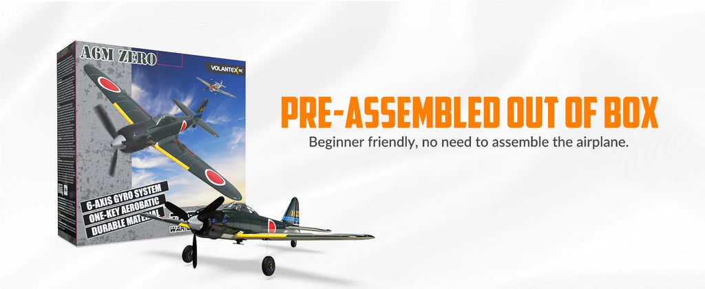 Zero RC Plane 2.4G 4CH Remote Control Airplane EPP 400mm Wingspan 6-Axis Aerobatic RC Fighter 761-15 RTF Plane