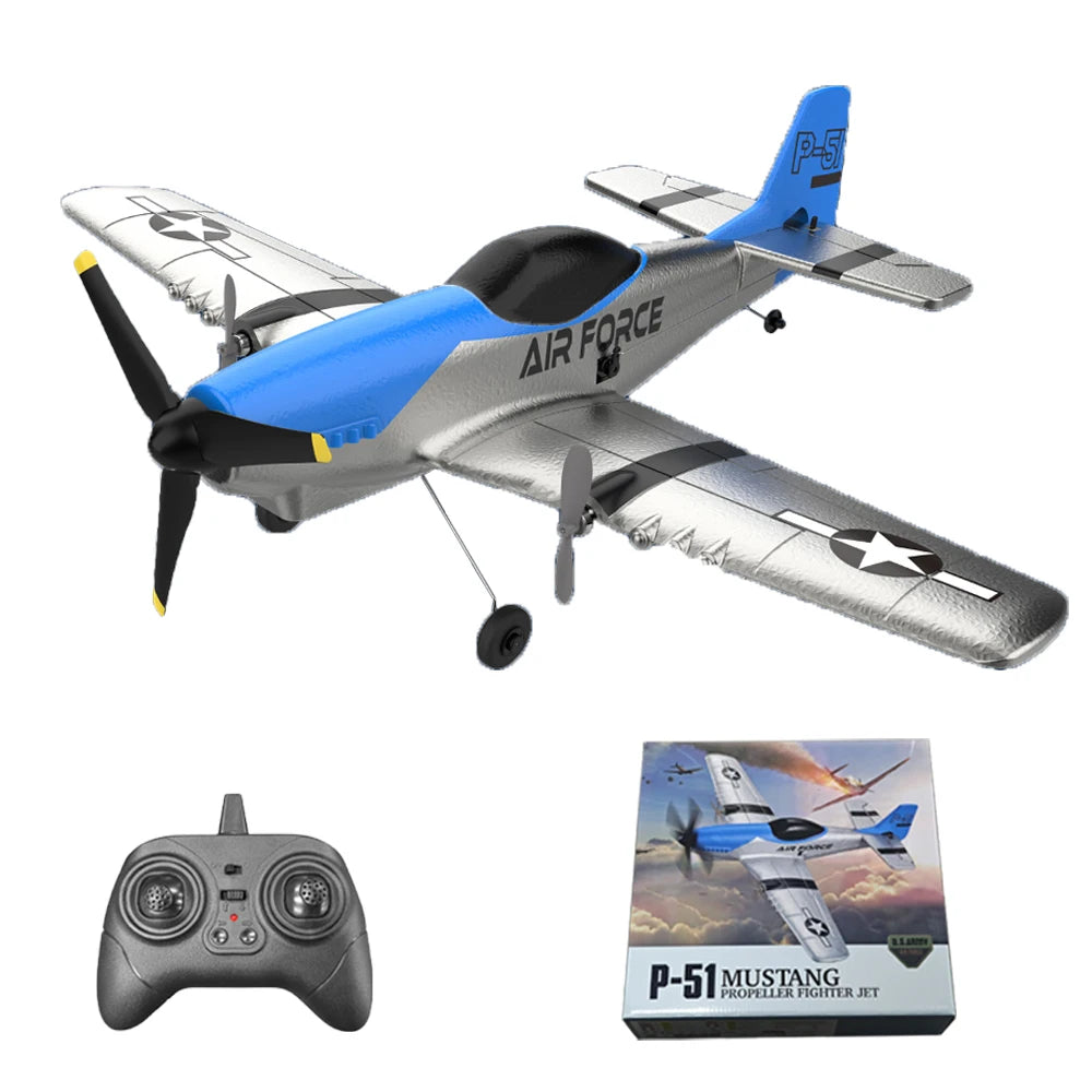 Z63  QF012 Four Channel Rc Plane 2.4G Remote Control Stunt Aircraft EPP Fixed Wing Model Foam Toy Aircraft Gift For Adults
