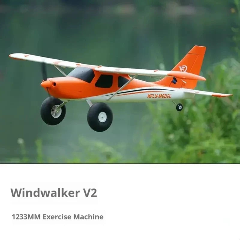 Xfly 1233mm Windwalker Electric RC Plane - Assembled Fixed Wing Single Wing Remote Control Aircraft for Entry Level Training
