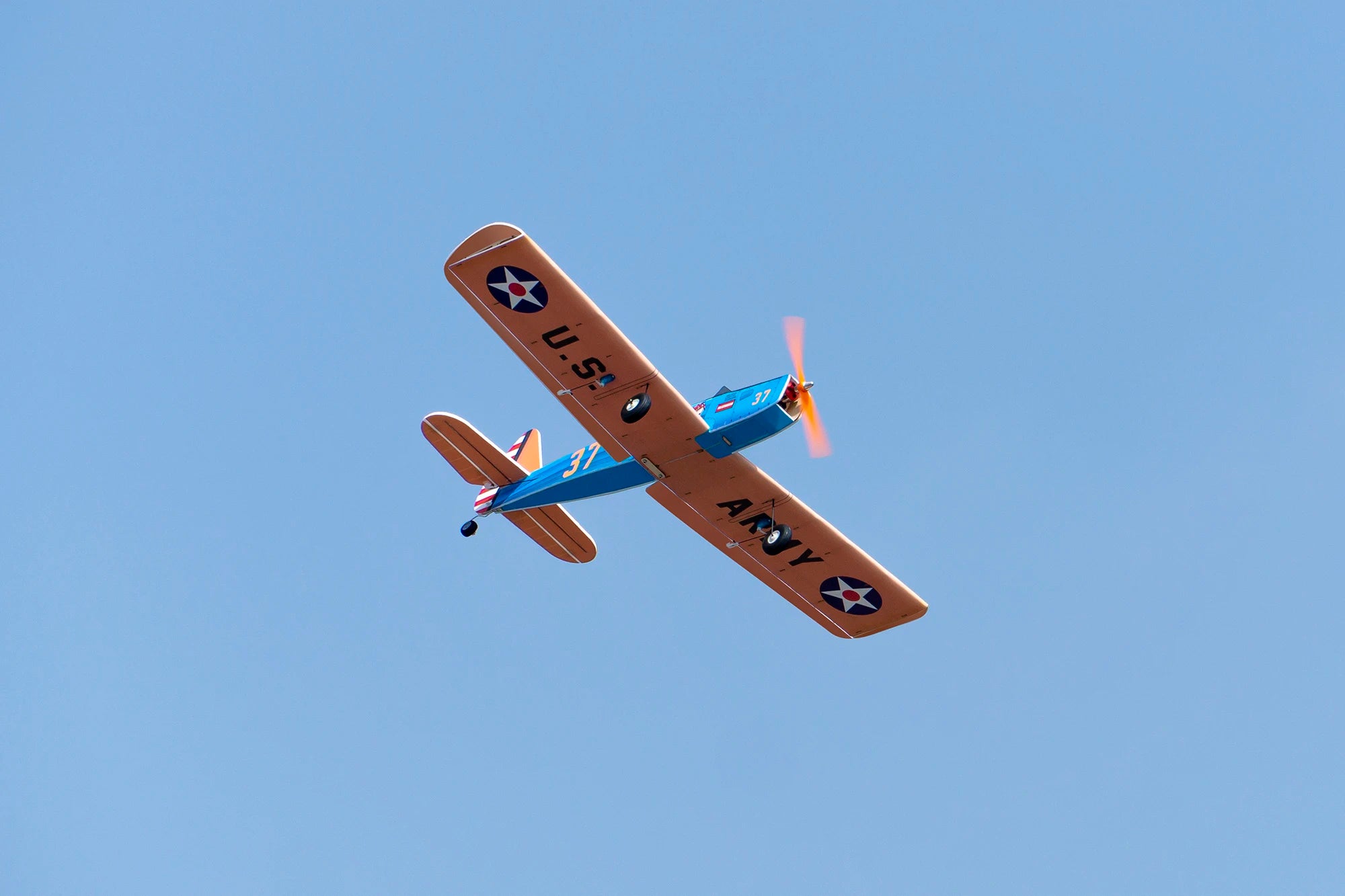 PP Foam RC Airplane Model Plane E40 900mm(35") Wingspan PT-19 Fairchild Remote Control Airplane Electric RC Aircraft Outdoor Toy