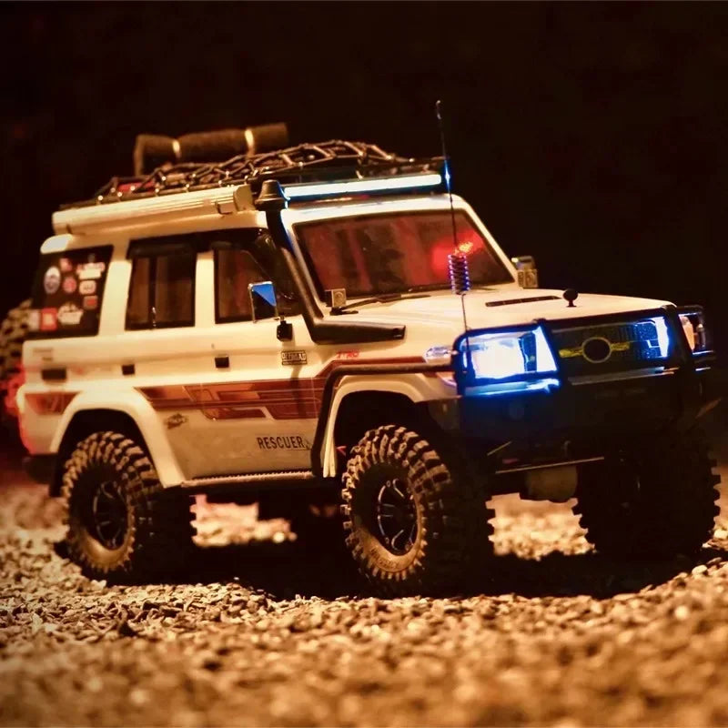 RGT EX86190 RC Cars Off-Road Vehicle: Rescuer 1/10 4WD Simulated Climbing Car LC76 Electric RC Model - Great Gift for Children
