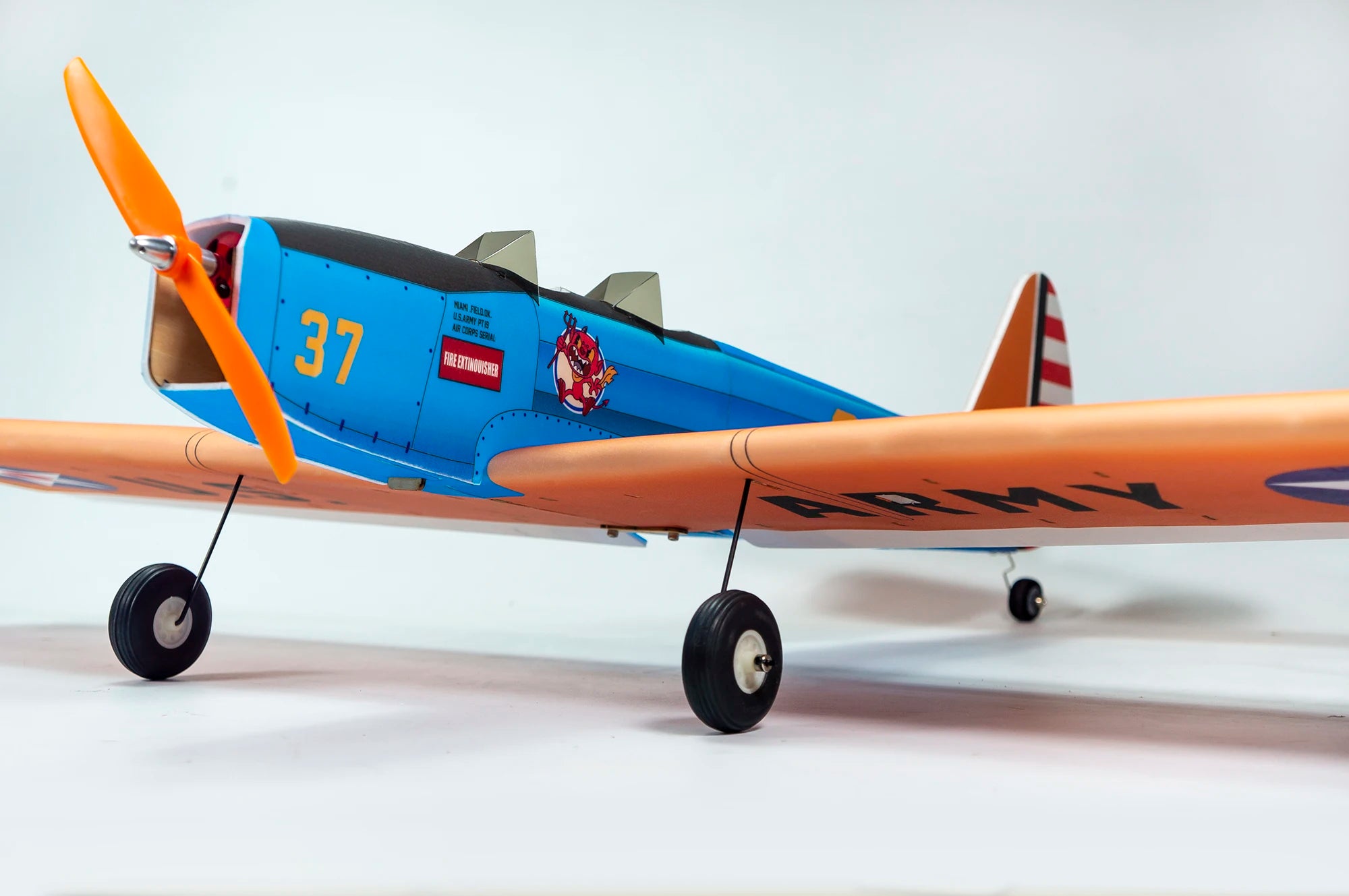 PP Foam RC Airplane Model Plane E40 900mm(35") Wingspan PT-19 Fairchild Remote Control Airplane Electric RC Aircraft Outdoor Toy