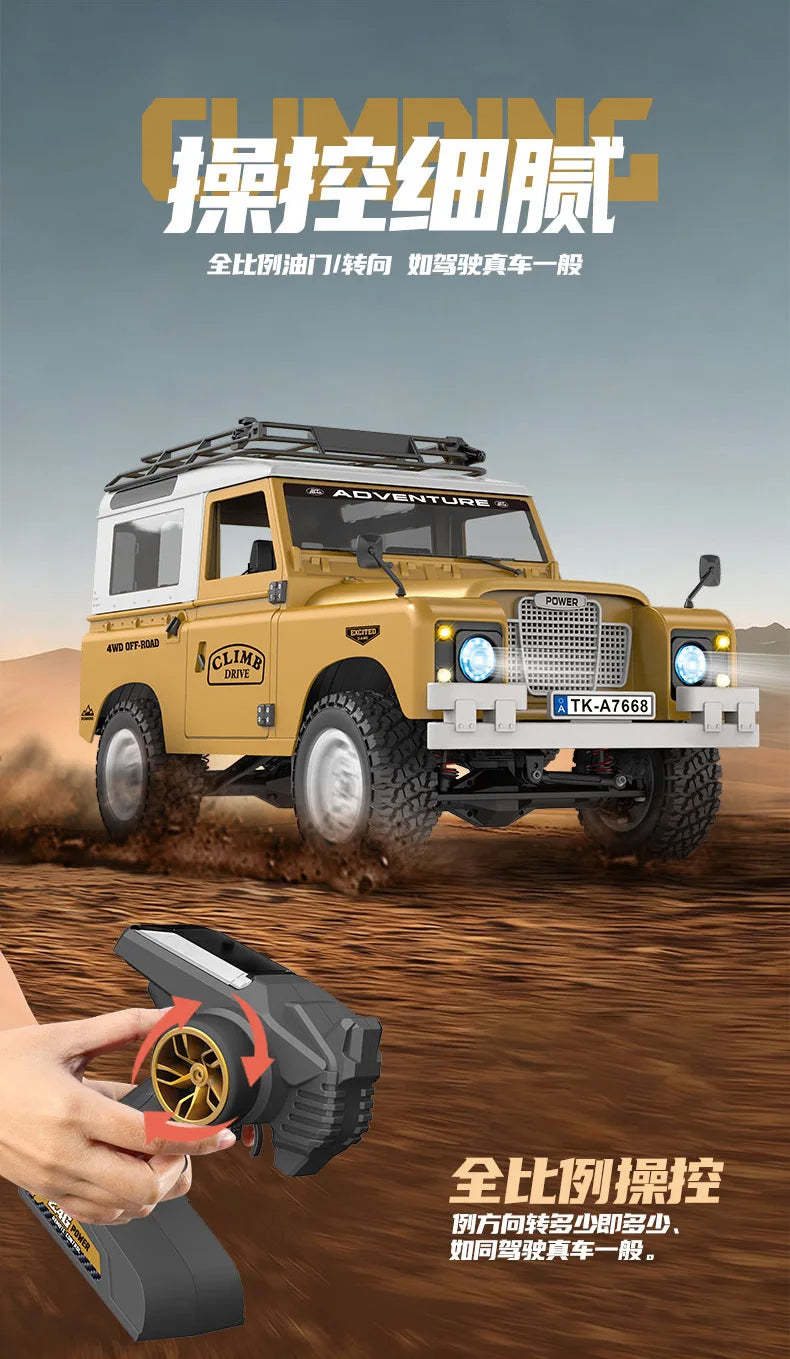 New 1:10 Full Scale Pickup 4X4 Professional Remote RC Defender Simulated Off-Road Climbing Vehicle RC CAR