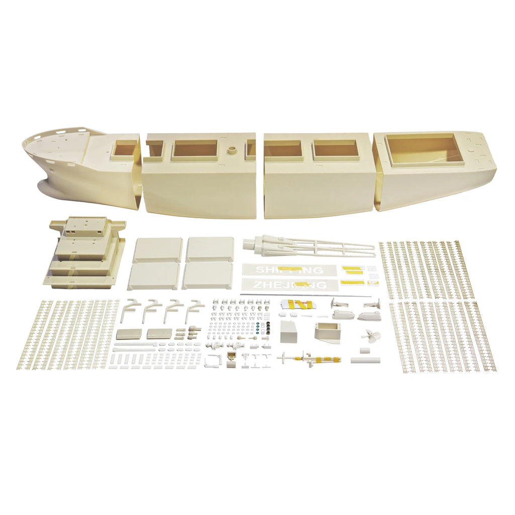 RC Boat 100cm Simulation Remote Control Bulk Cargo Boat 3D Printing RC Boat Model Kit Adult Toy