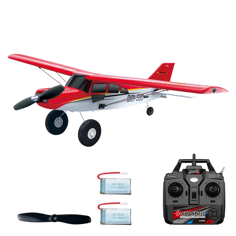 Qidi560 RC Plane Moore M7 Off-road 4CH Remote Control Airplane Brushless Fixed Wing Aircraft Model EPP Foam Toys for Children