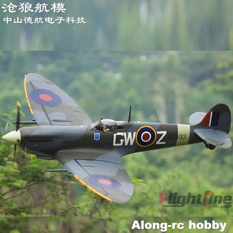 Flight Line RC Plane 1.6 m1600mm Wingspan Spitfire  World War II Aircraft RC model Airplane PNP with Retractable Landing Gear