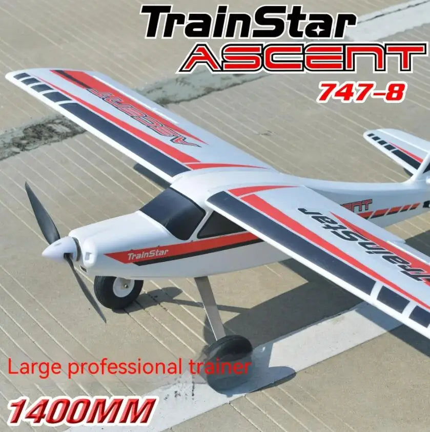 Volantex RC V74708 TrainStar Ascent 747-8 1400mm Wingspan EPO Trainer Aircraft RC Airplane Beginner Plane KIT set or PNP set