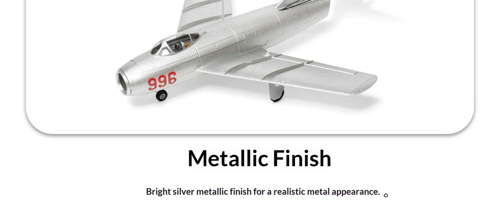 MinimumRC Mig 15 Micro Scale RC Jet 30mm Ducted Fan 2S Gyro Self Stabilization Aircraft For Outdoor RC Flight Hobby Enthusiasts