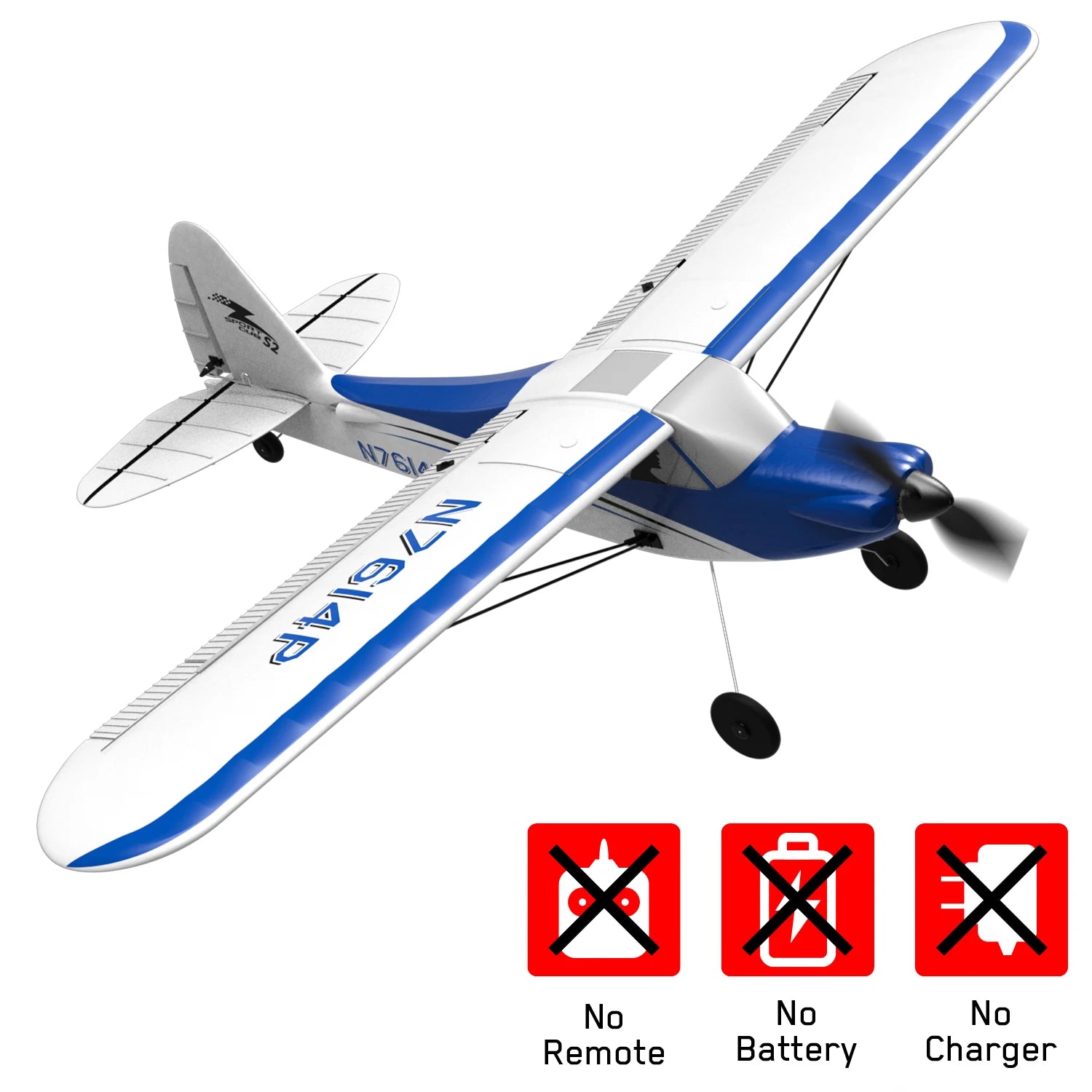 Volantex EPP P51D Mustang /BF109/P40/Zero PNP Plane 2.4G 4-CH 6-Axis One-key Aerobatic Warbird Mini Plane NO Remote