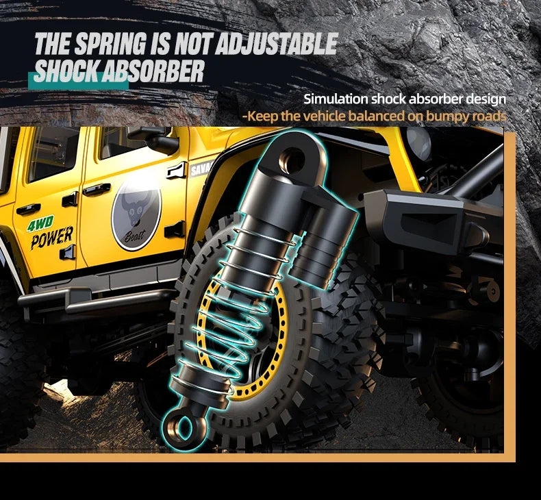 RC Climbing Car 1:20 4WD with LED Light 2.4G 20KM/H High Speed RC Climbing Vehicle Toy Gifts for Boys Girls Kids RC Stunt Car