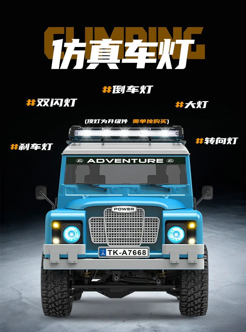New 1:10 Full Scale Pickup 4X4 Professional Remote RC Defender Simulated Off-Road Climbing Vehicle RC CAR