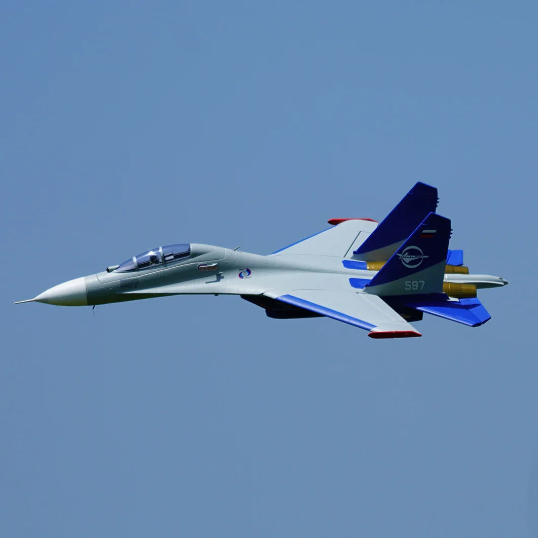Xfly Double 50mm Su27 Twin Engine Jet Fighter Rc Plane Remote Control Assembly Fixed Wing Model