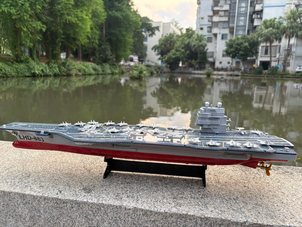 1:275 Scale 31 Inch Large Remote Controlled Warship Battleship Rc Ship On Lakes Pools Rivers Exhibits Models For Kids Boys A