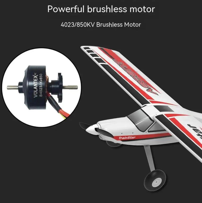 Volantex RC V74708 TrainStar Ascent 747-8 1400mm Wingspan EPO Trainer Aircraft RC Airplane Beginner Plane KIT set or PNP set