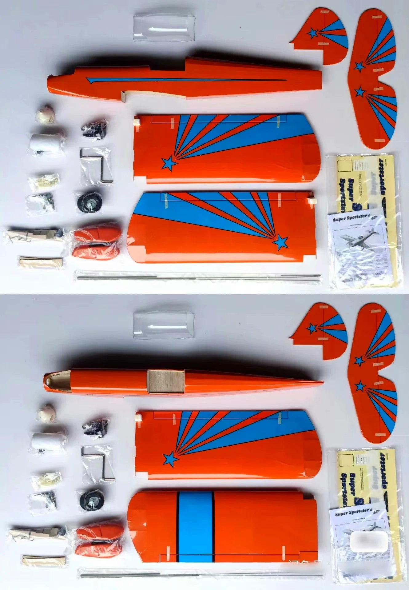 Great Planes Super Sportster 40 ARF Low Wing Sport Trainer RC Plane Pre Covered Wooden ARF Hobby Airplane for Beginner Pilots