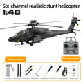 RC Helicopter C170 1:48 RC ERA Apache Remote Control Armed Helicopter Optical Flow Positioning 6CH Brushless Aircraft Model Toy