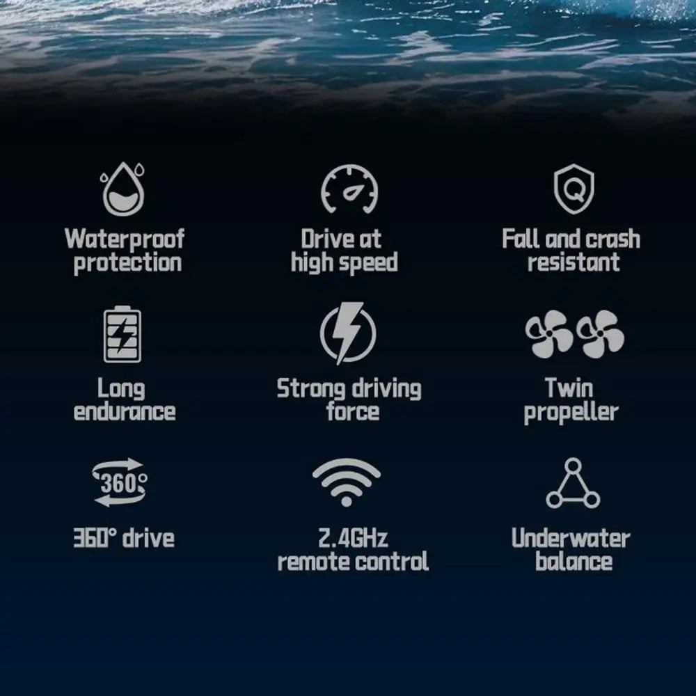 Rc Boat 2.4Ghz Remote Control Sailboats Swing Doll Surfboard Waterproof Pool Sailing Game With Led Lights Beach Toys For Kids