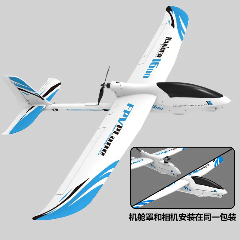 Volantexrc Ranger V757-7 Rc Plane 1600mm Wingspan EPO 4CH Rc Glider Fpv Aircraft Rc Airplane Rc Model 75707 Pnp For Boys Gifts
