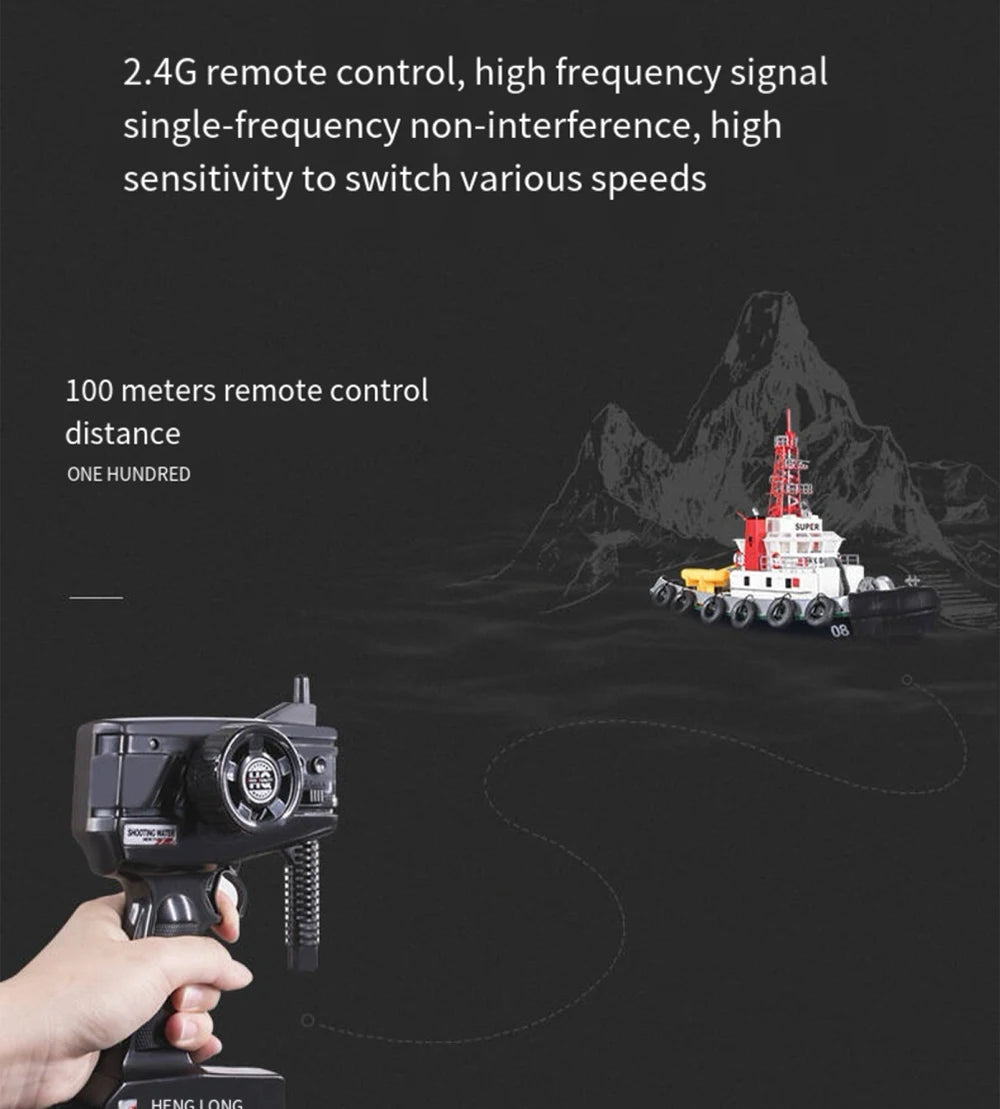 1:275 Scale 31 Inch Large Remote Controlled Warship Battleship Rc Ship On Lakes Pools Rivers Exhibits Models For Kids Boys A