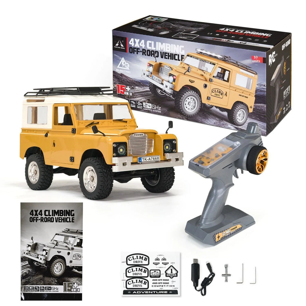 New 1:10 Full Scale Pickup 4X4 Professional Remote RC Defender Simulated Off-Road Climbing Vehicle RC CAR