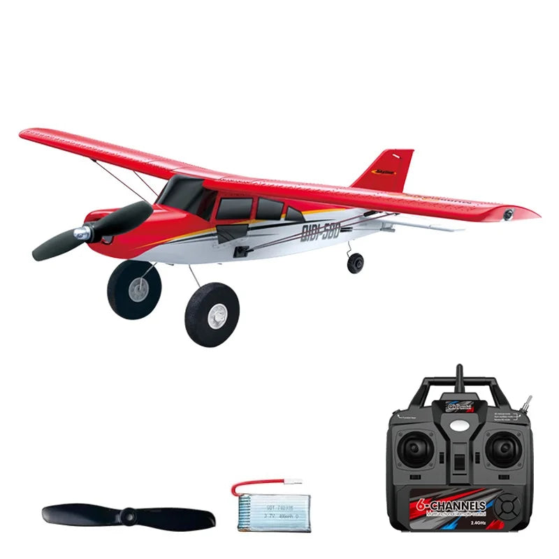 Qidi560 RC Plane Moore M7 Off-road 4CH Remote Control Airplane Brushless Fixed Wing Aircraft Model EPP Foam Toys for Children