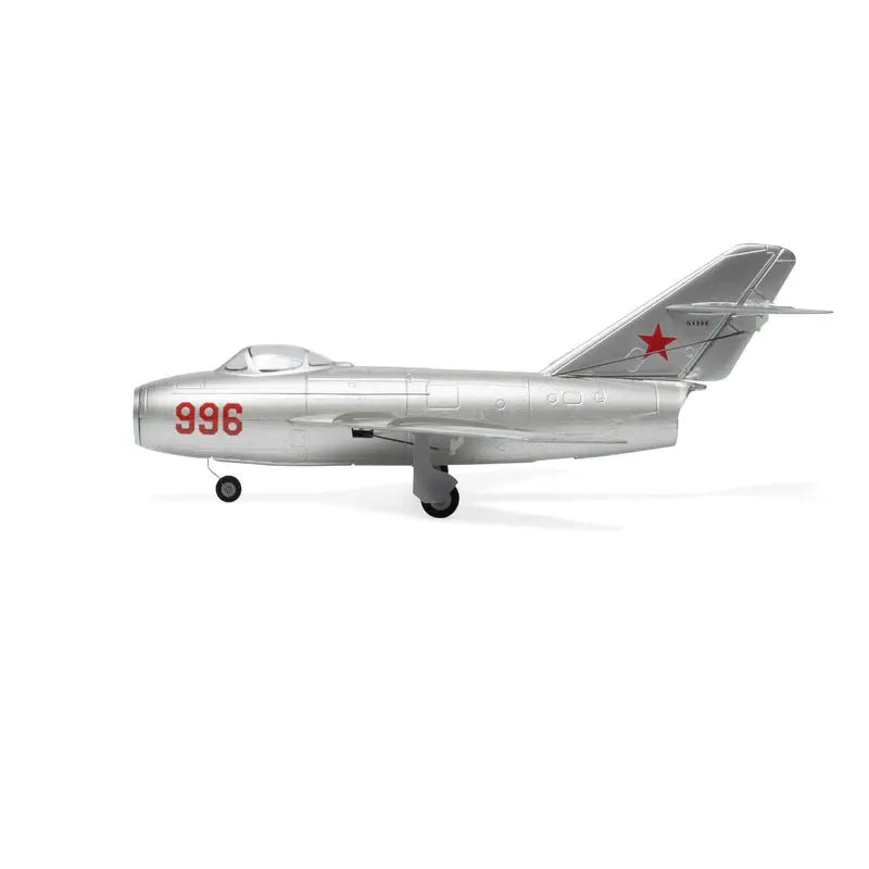 MinimumRC Mig 15 Micro Scale RC Jet 30mm Ducted Fan 2S Gyro Self Stabilization Aircraft For Outdoor RC Flight Hobby Enthusiasts