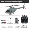 RC ERA A60 4CH Helicopter 1/42 BELL-206 Optical Flow Positioning 120M 6-Axis Gyro RC Plane