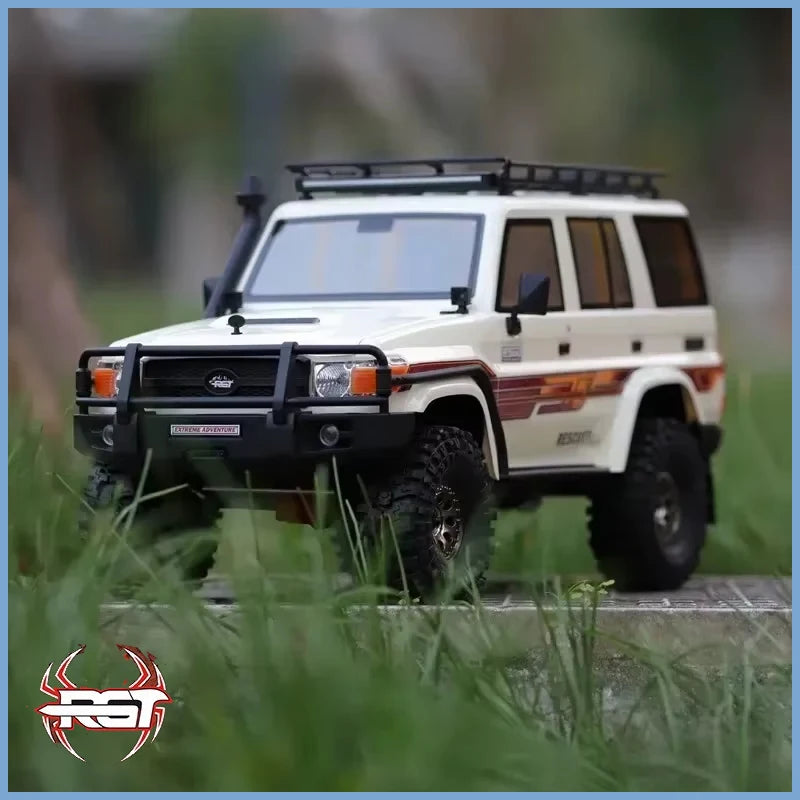RGT EX86190 RC Cars Off-Road Vehicle: Rescuer 1/10 4WD Simulated Climbing Car LC76 Electric RC Model - Great Gift for Children