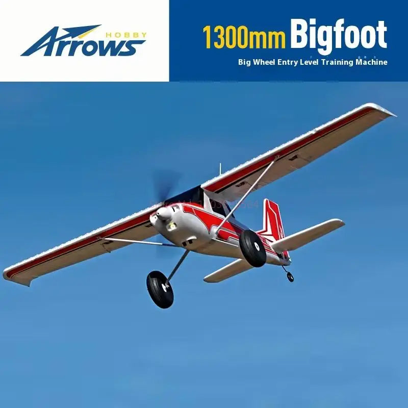 Blue Arrow 1300mm Bigfoot Low-Speed Entry-Level Off-Road Rc Plane Single Wing Propeller Single Engine Fixed Wing Model Aircraft