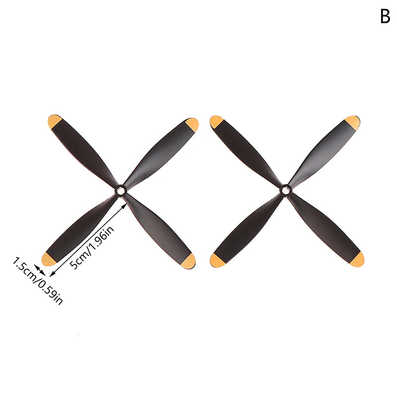 Volantex RC 4 Blades Propeller For 761-5 P-51D 761-8 F4U 761-9 T28 761-11 BF109 761-12 Spitfire RC Plane