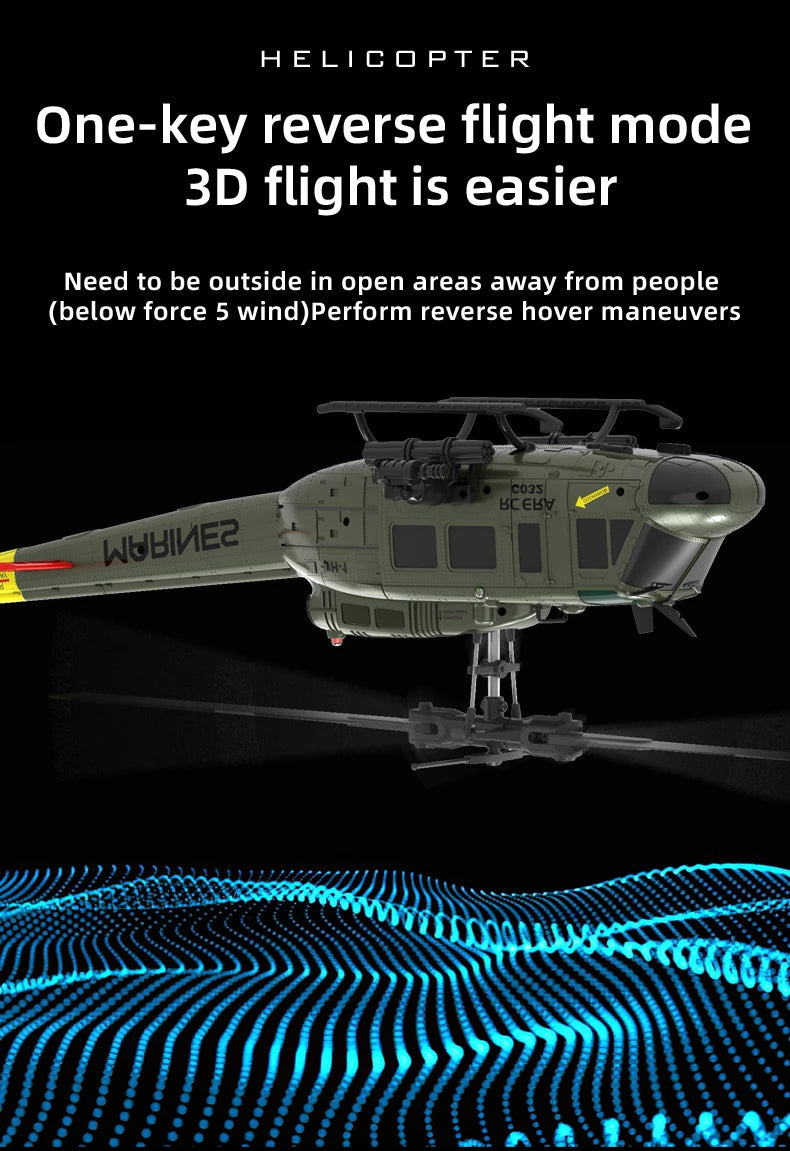 Rc Helicopter 2.4G RC Mini Plane 6CH with Camera HD 8K Wifi FPV Dron Aircraft Rc Airplane Toys for Boys Kids Adults Xmas Gifts