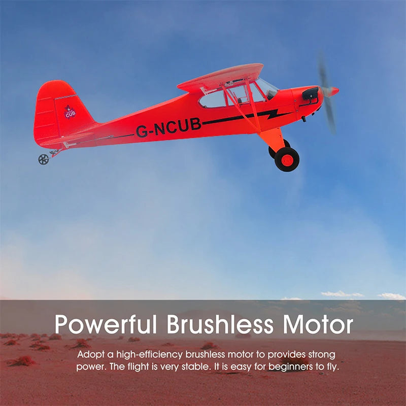 News Park10 J3-CUB RC Airplane RTF EPP RC 1406 Brushless Motor WLtoys A160 Upgrad 3D/6G System 650mm Wingspan Kit For Adult Gift