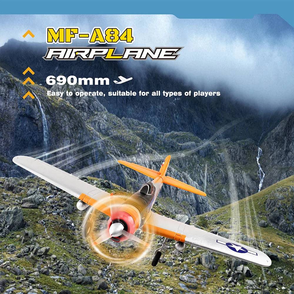 9IMOD RC Plane MF-A84 Fixed-wing Aircraft 10CH  One-key Aerobatic EPP Optional Camera