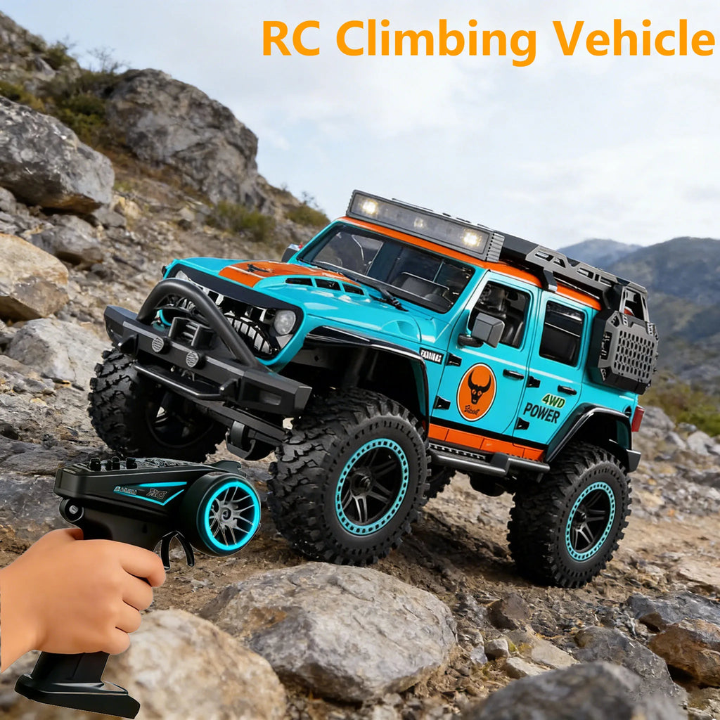 RC Climbing Car 1:20 4WD with LED Light 2.4G 20KM/H High Speed RC Climbing Vehicle Toy Gifts for Boys Girls Kids RC Stunt Car