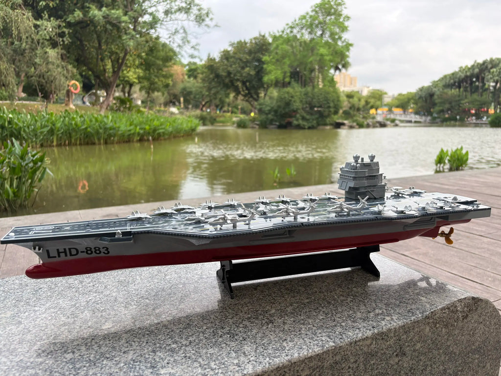 1:275 Scale 31 Inch Large Remote Controlled Warship Battleship Rc Ship On Lakes Pools Rivers Exhibits Models For Kids Boys A