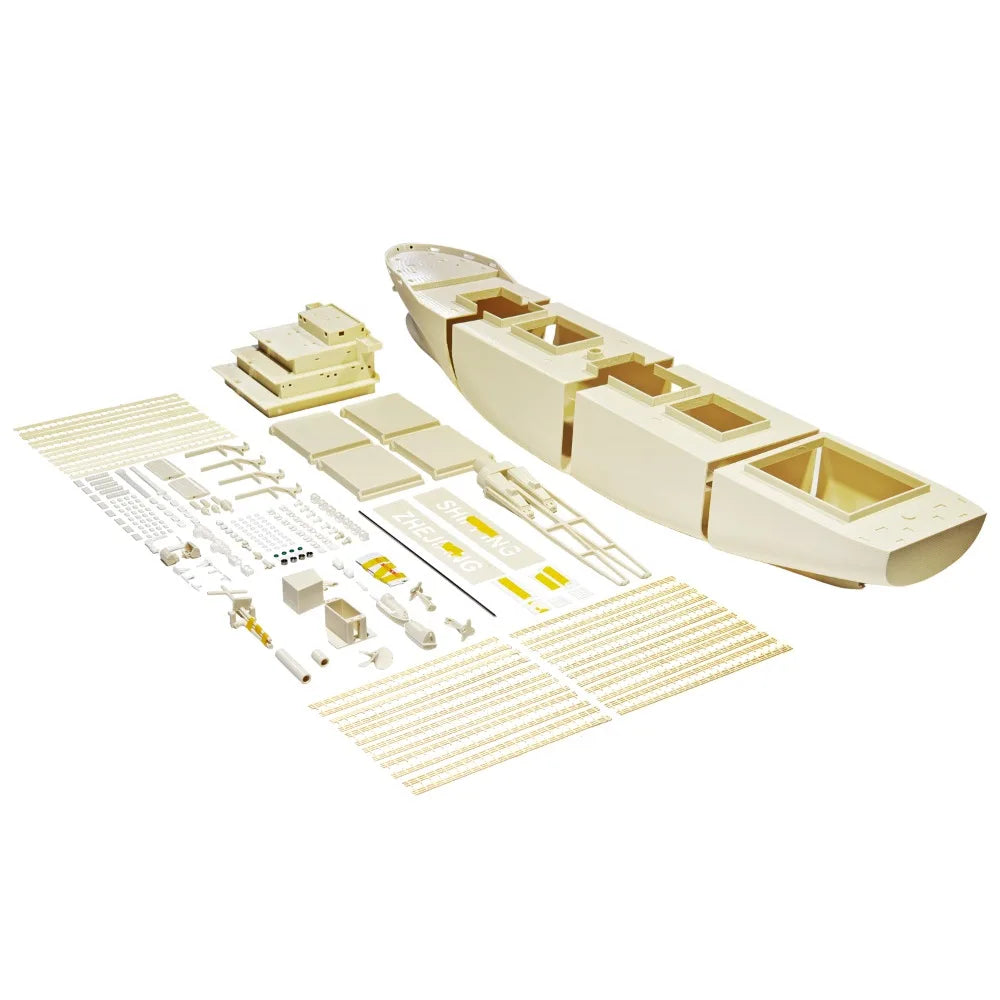RC Boat 100cm Simulation Remote Control Bulk Cargo Boat 3D Printing RC Boat Model Kit Adult Toy