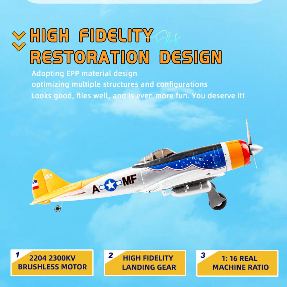 9IMOD RC Plane MF-A84 Fixed-wing Aircraft 10CH  One-key Aerobatic EPP Optional Camera