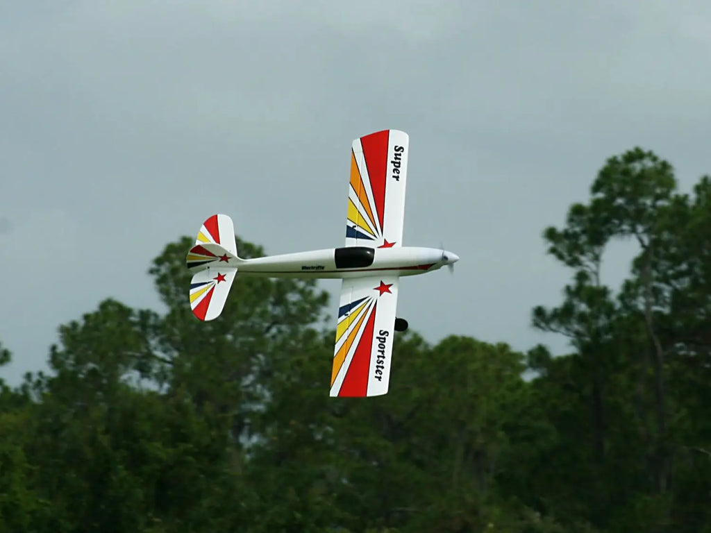 Great Planes Super Sportster 40 ARF Low Wing Sport Trainer RC Plane Pre Covered Wooden ARF Hobby Airplane for Beginner Pilots