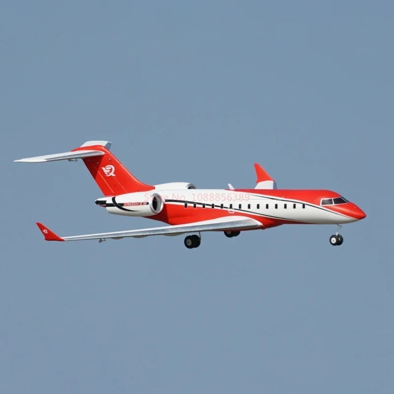 In Stock Xfly Electric Rc Airplane Dual 40mm-J65 Business Jet Fixed Wing Outdoor Scale Model For Adult Rc Hobby Enthusiasts