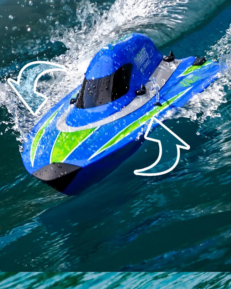 TX766 Brushless RC Boat 40km/h High Speed Big Power Waterproof Electric Toy Boat Model Low Battery Reminder Metal Rudder Gifts