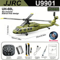 JJRC 6CH RC Helicopter UH-60L 6 Axes Aileron-free Design Fighter Jet With Brushless Motor One Key Takeoff 3D Roll Airlane Toy