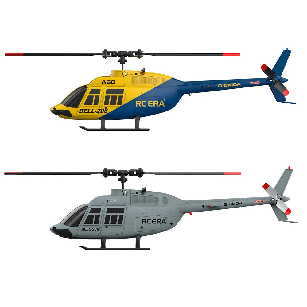 RC ERA A60 4CH Helicopter 1/42 BELL-206 Optical Flow Positioning 120M 6-Axis Gyro RC Plane
