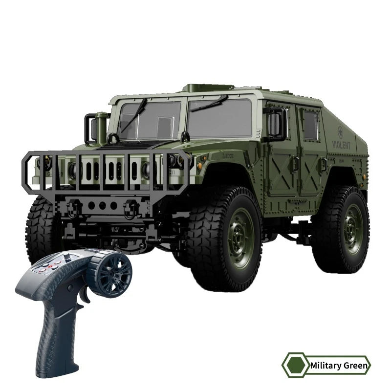 C8835 RC Car Full Scale 2.4G 4WD Remote Control Car All-Terrain Off-Road Climber With LED Lights Military Simulation Model Toy