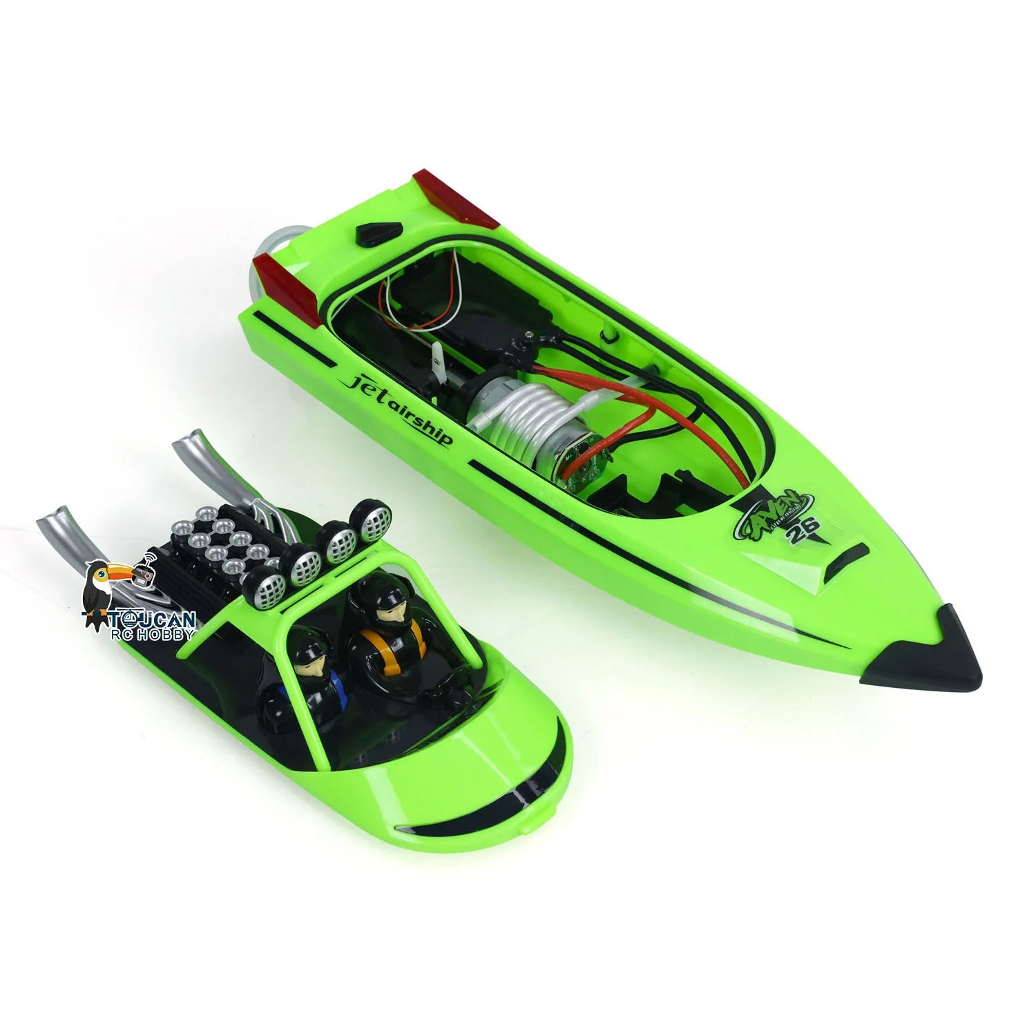 RC RTR Boat Lights Self Righting Jet Ship 2.4G Radio Control Racing Boat Model for Kids and Adults Outdoor Toys Gift for Boys