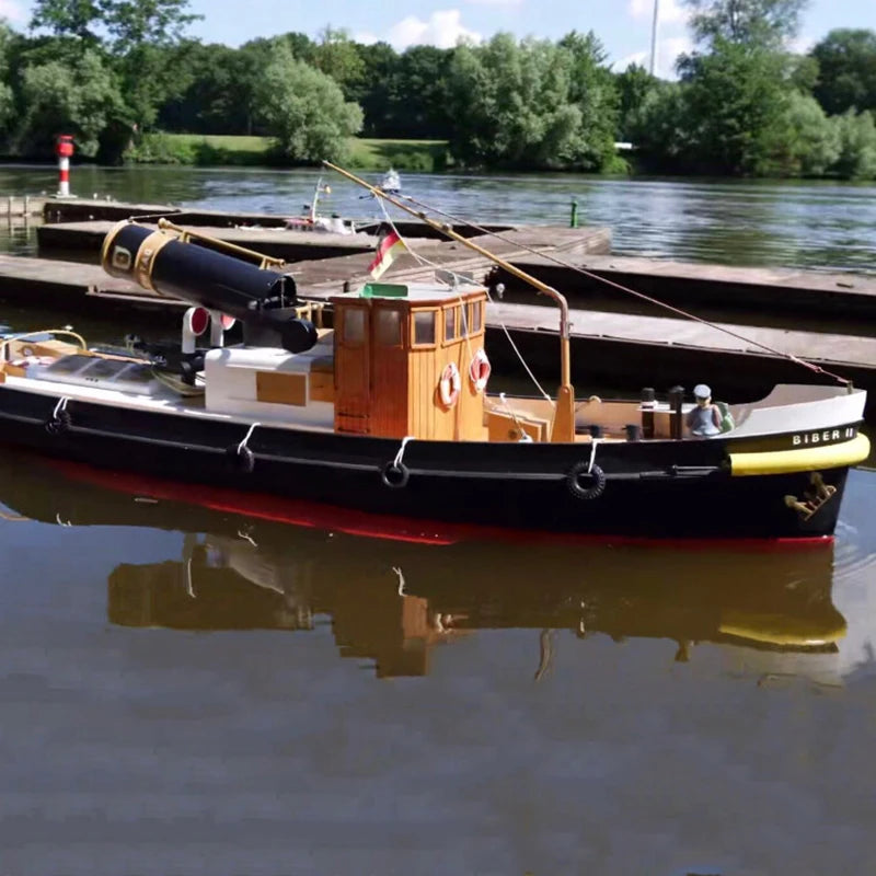 New Style 1/25 RC Boat 96cm Remote Control Steamship Handmade Wooden RC Schiffe Model Kit Ship Toy