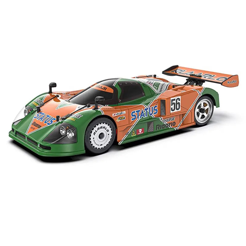 RLAARLO RC Cars AK-787 Flat Sports Car 1:10 Carbon Fiber Brushless Electric Professional Speed Racing Simulation Model Car Gift