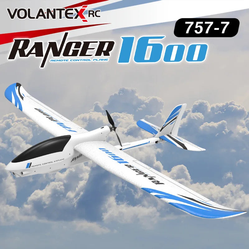 Volantexrc Ranger V757-7 Rc Plane 1600mm Wingspan EPO 4CH Rc Glider Fpv Aircraft Rc Airplane Rc Model 75707 Pnp For Boys Gifts
