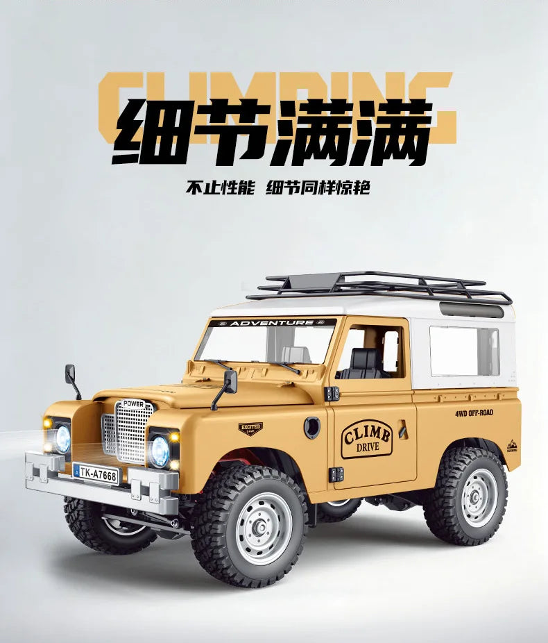New 1:10 Full Scale Pickup 4X4 Professional Remote RC Defender Simulated Off-Road Climbing Vehicle RC CAR